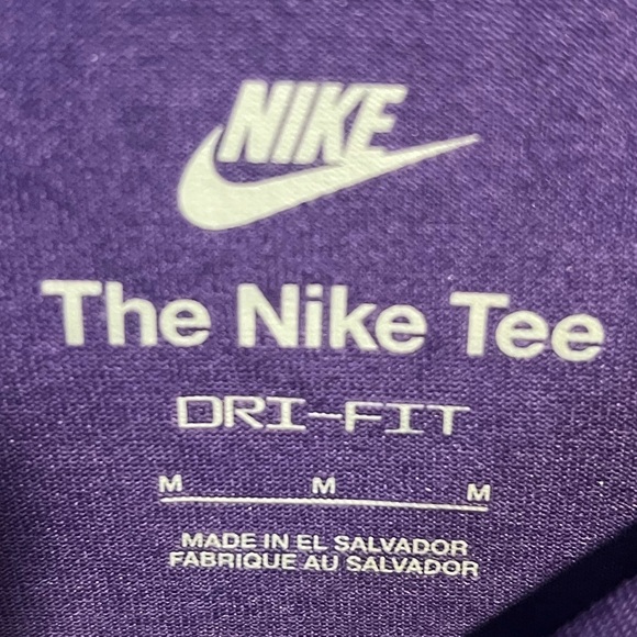 New! NIKE Purple dri-fit t shirt! - Picture 3 of 6